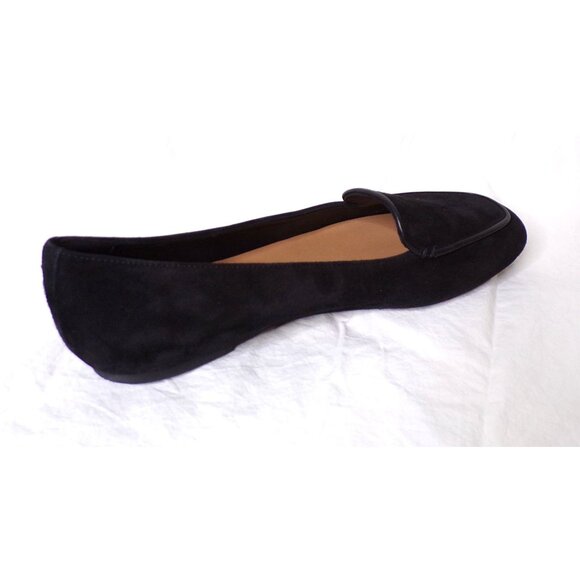 🆕 AQUATALIA Calandra Suede Loafer Flat Shoes 10 Black - Picture 12 of 16